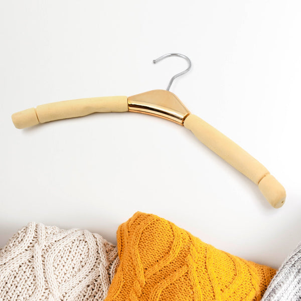 Solid Sponge Hanger Non-Slip Hanger Home No Trace Clothes Hanging Pants Clip Clothing Store Hangers, Clothes Hanger for Closet Wedding Dress Women, Men, Children Clothing