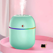 Portable Lighting Mini Humidifier, USB Personal Desktop Air Humidifier for Baby Bedroom Travel Office Home with Light, Cool Mist Humidifier, Essential Oil Diffusers, Cool Mist Humidifiers (250 ML)