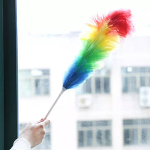 Colorful feather duster for cleaning