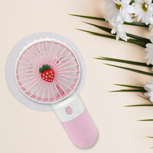 Portable Small Electric Fan Handheld, Rechargeable Mini Student Handheld Dormitory Class Personal Fan