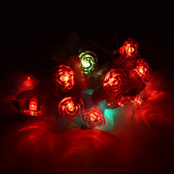 4-meter flower design LED string light for festivals