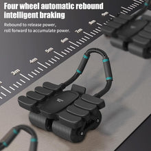 Automatic Rebound Abdominal Wheel with 8 Elbow Supports (1 Pc)