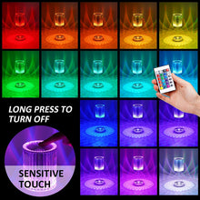 Touch control crystal lamp with USB cable