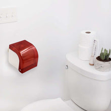 Compact wall tissue holder ideal for maintaining cleanliness in rooms