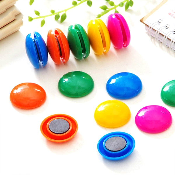 Magnet Button Durable Magnetic Button Children Experiment Magnet Set || Magnet Toy Sets Round Shaped Magnet Set ( Set of 10 )